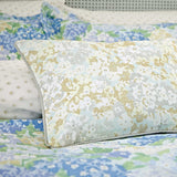 Bombažna cvetlična moderna turkizna posteljnina