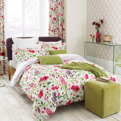 Bombažna luksuzna elegantna cvetlična posteljnina saten